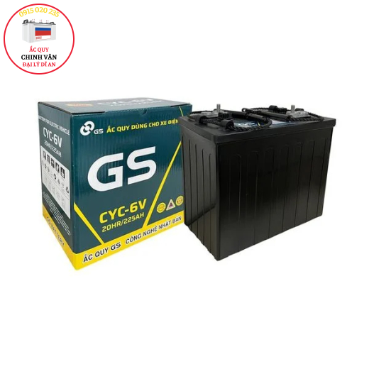 ẮC QUY XE ĐIỆN GS CYC-6V 6V-225AH