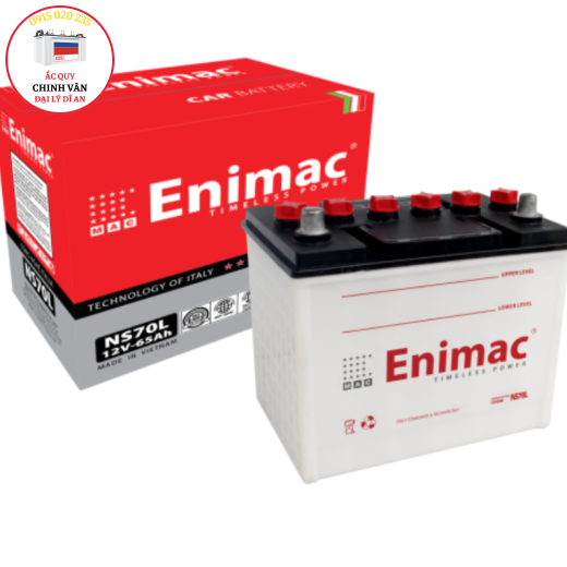 BÌNH ẮC QUY ENIMAC NS70L (12V-70AH )
