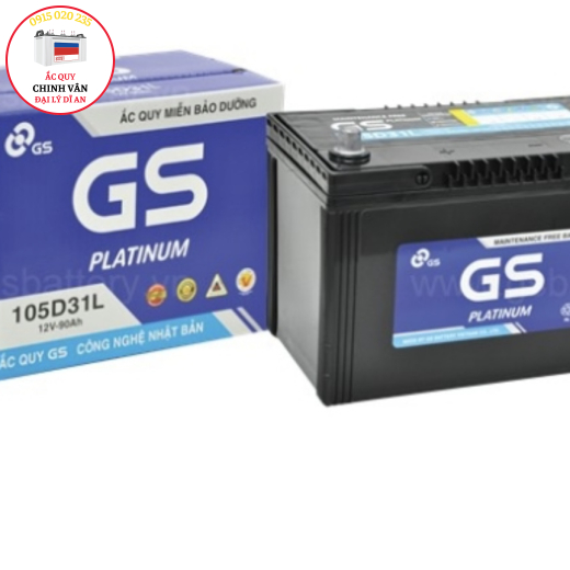 BÌNH ẮC QUY GS MF 105D31L (12V-90AH)