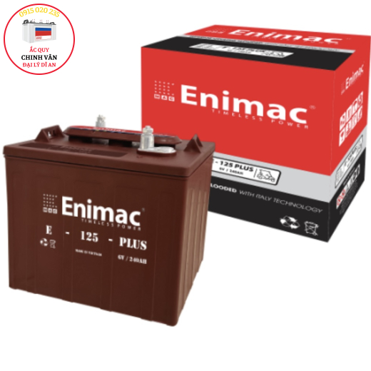 BÌNH ẮC QUY ENIMAC E-125PLUS (6V-240AH )