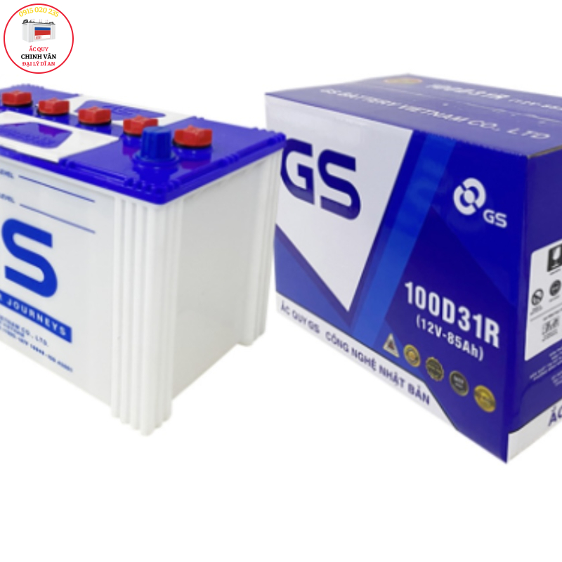BÌNH ẮC QUY GS 100D31R (12V-85AH)