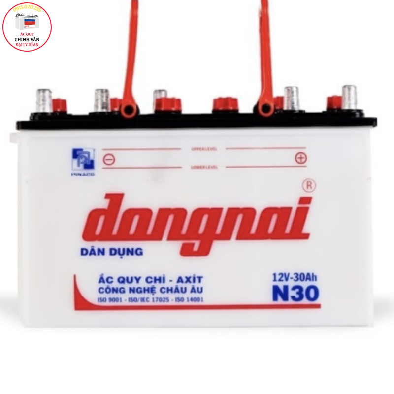 BÌNH ẮC QUY ĐỒNG NAI N30 (12V-30AH)
