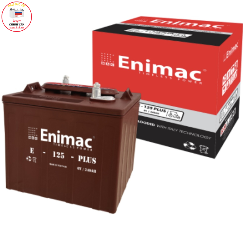 BÌNH ẮC QUY ENIMAC E-125PLUS (6V-240AH )