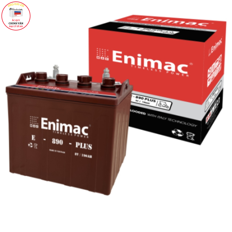 BÌNH ẮC QUY ENIMAC E-890PLUS (8V-190AH )