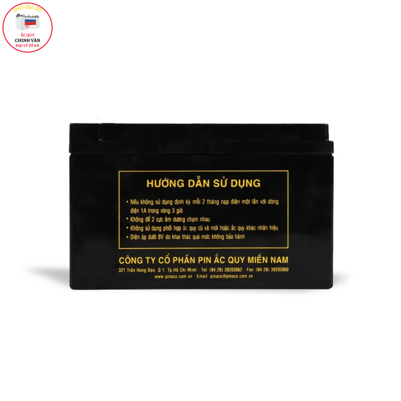 ẮC QUY XE ĐẠP ĐIỆN JP PA 12-7.2 - 12V - 7,2AH